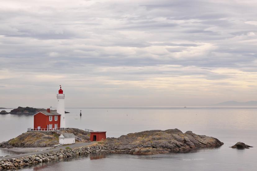 Lighthouse on Vancouver Island, British Columbia, Canada