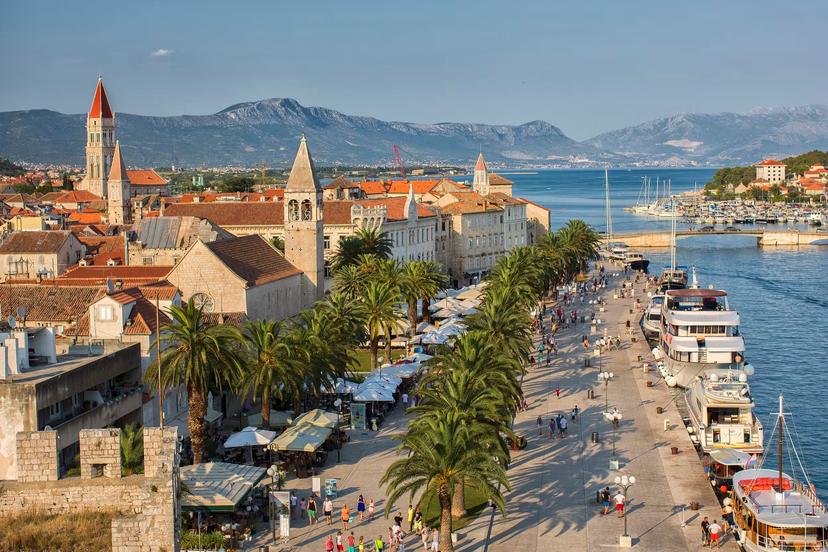 Trogir’s waterfront promenade encapsulates everything great about sailing the Dalmatian coast of Croatia © Ivo Biočina / Croatian National Tourist Board