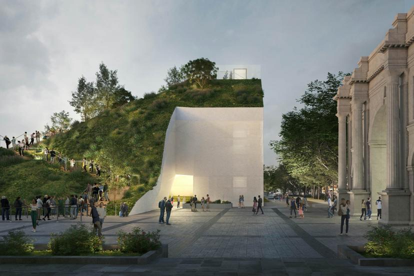 Marble Arch Hill will be a 25-metre-tall structure © MVRDV