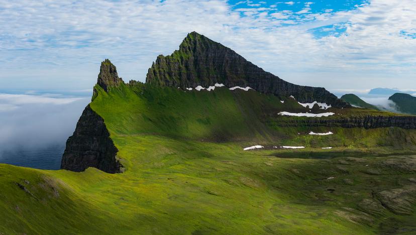 Hornbjarg cliffs at Hornstrandir Nature Reserve in Iceland.