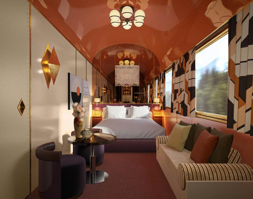 The Orient Express La Dolce Vita will take passengers on a luxurious Italian journey in 2023 © Accor / Dimorestudio