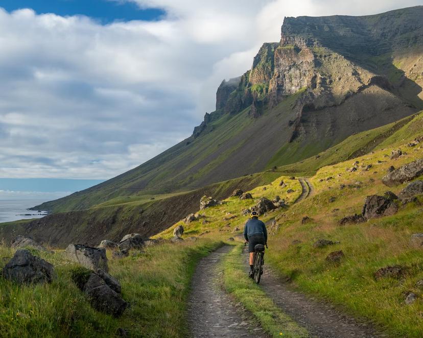The Westfjords Way combines stretches of empty roads and isolated gravel trails © Evan Ruderman