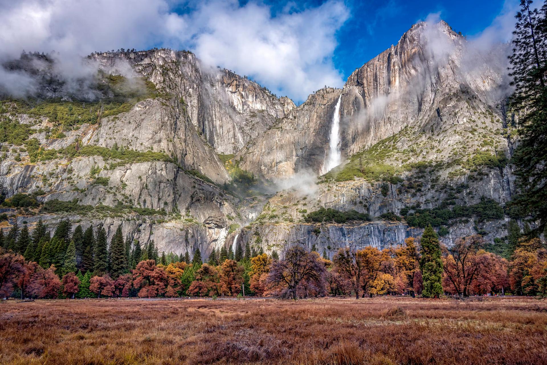 Yosemite Falls at Yosemite National Park, California
