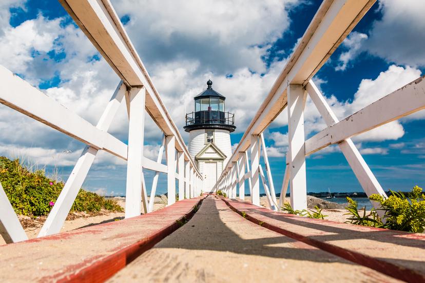 Brant Lighthouse on Cape Cod, Massachusetts. 