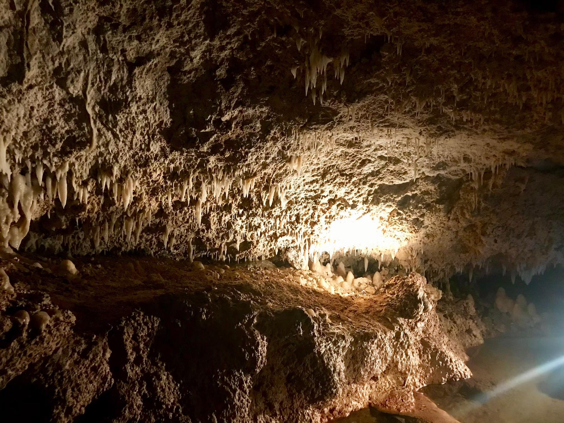 Harrison's Cave på den karibiska ön Barbados