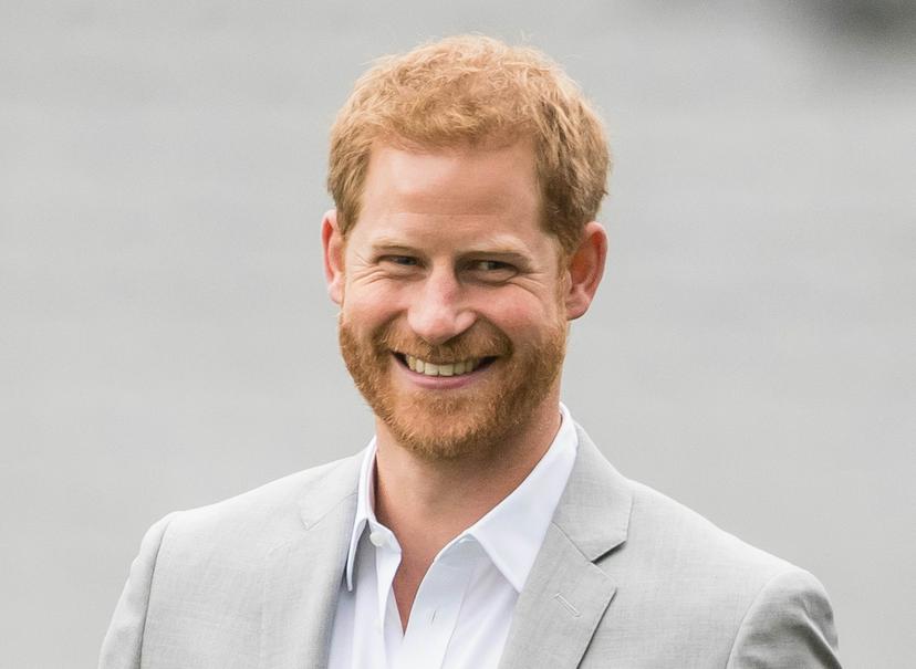 Prince Harry, Duke of Sussex smiling as he visits Croke Park in Dublin, Ireland, in 2018.  