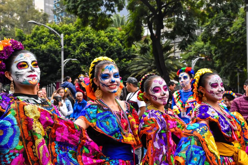 Mexico City, Mexico, ; October 26 2019: Parade of catrinas at the Day of the Dead celebrations in Mexico City ; Shutterstock ID 1665984247; your: Zach Laks; gl: 65050; netsuite: Online Editorial; full: Discover