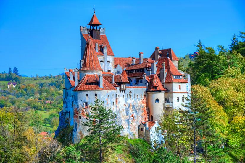 The famous Bran Castle near Braşov is Transylvania’s top tourist attraction © Cristian Balate / Shutterstock