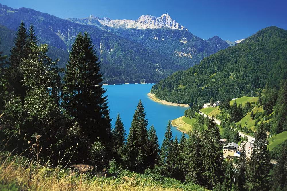 Lake Sauris in the Carnic Alps