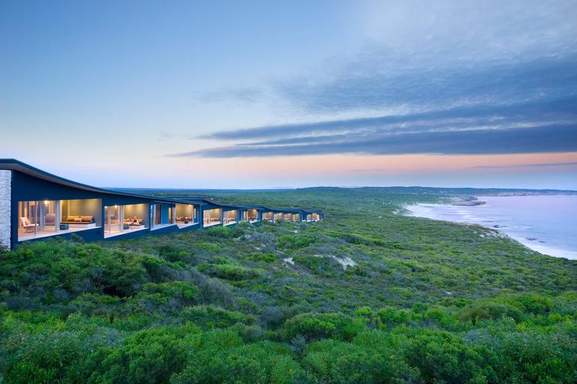 The famous hotel before the bushfires © Southern Ocean Lodge