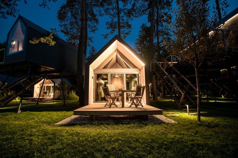 Treat yourself to a chocolate massage at this luxurious glamping village in Slovenia