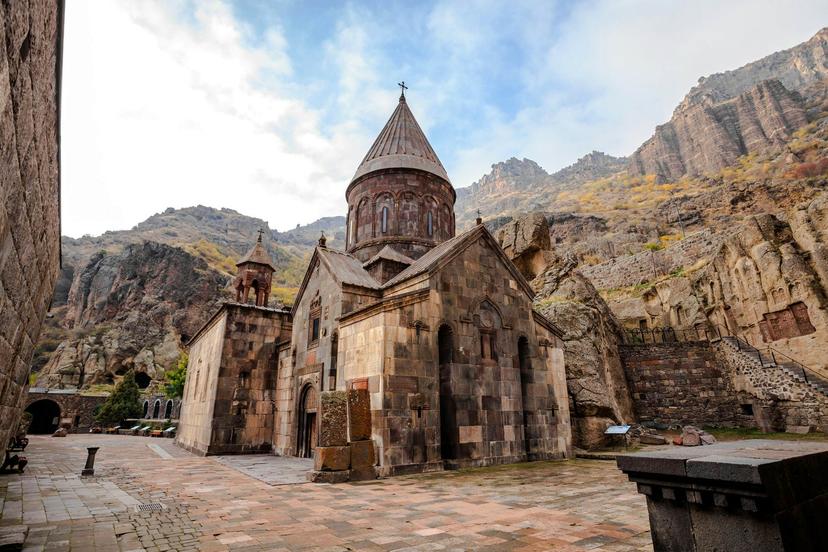 Geghard monastery is an Orthodox Christian monastery located in Armenia © takepicsforfun/Getty Images