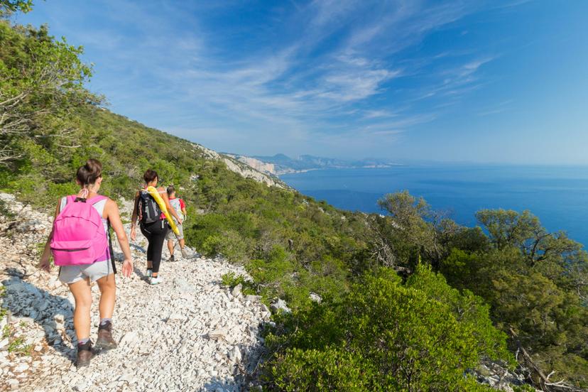 Tourists in Baunei, a popular hiking and beach spot in Sardinia, are being asked to use paper maps to navigate the area ©Andrea Lobina Photography via Getty