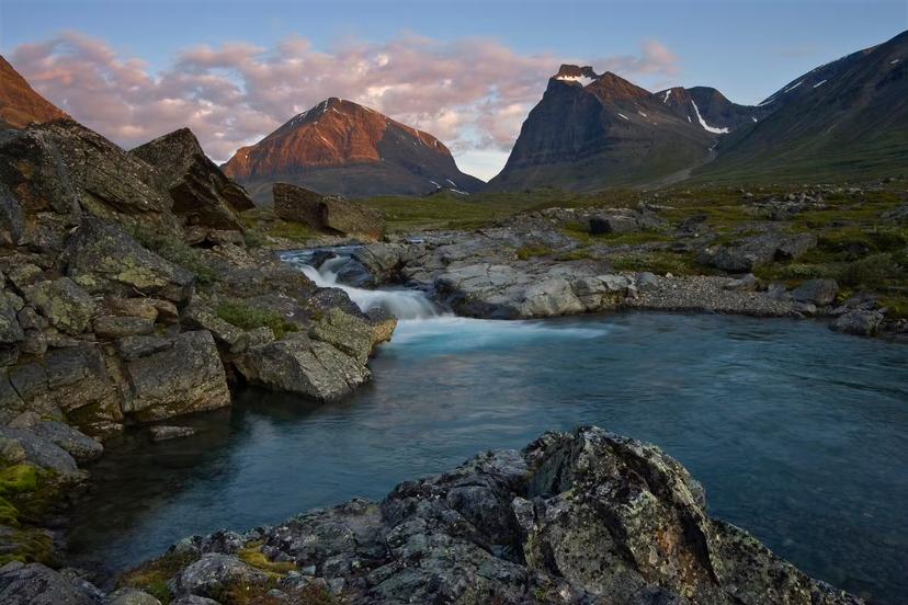 The Kebnekaise mountain is located in the north of Sweden. Image: Anders Ekholm/Folio Images/Getty Images