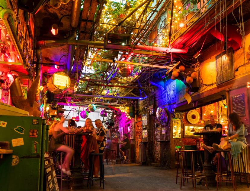 Bohemian ruin bars are some of the most fun places to drink in Budapest © albertolpzphoto / Shutterstock
