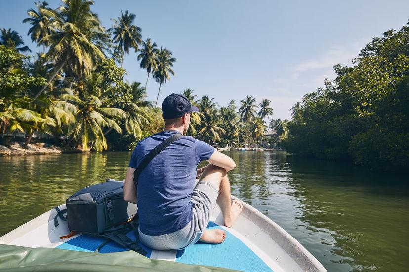 The serene waters of Sri Lanka's Madu River are best explored by boat © Chalabala / Getty Images