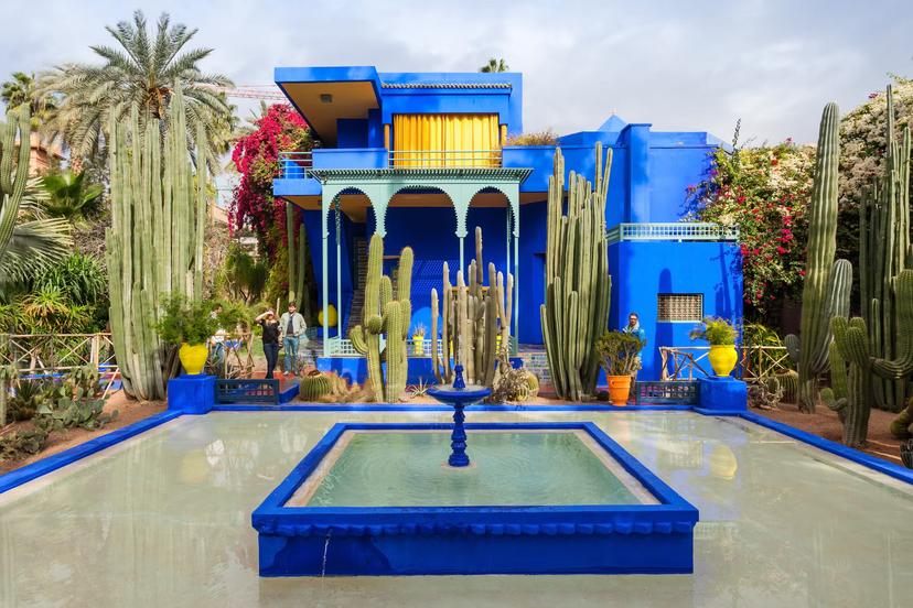 The vibrant world inside YSL's Jardin Majorelle in Marrakesh © saiko3p / Shutterstock