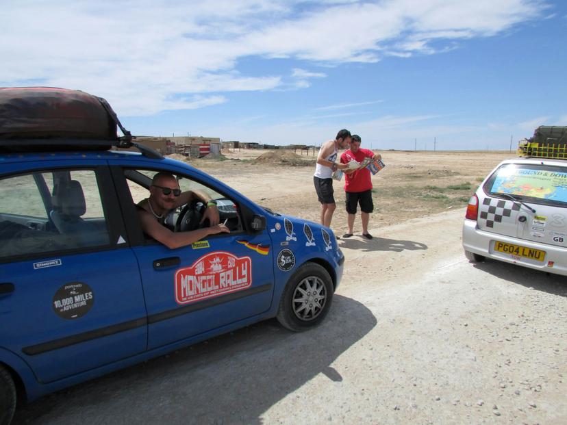 The Mongol Rally is an unsupported endeavor, meaning participants have to find their own way out of scrapes like getting lost, vehicle breakdowns, and even the occasional event of petty crime. © Britany Robinson / Lonely Planet