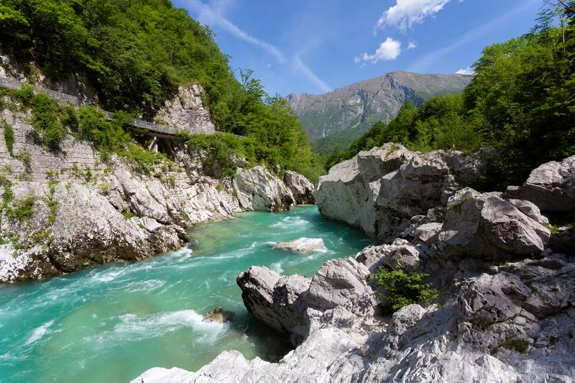Soča River near Kobarid © Jure Batagelj, courtesy of the Walk of Peace Foundation