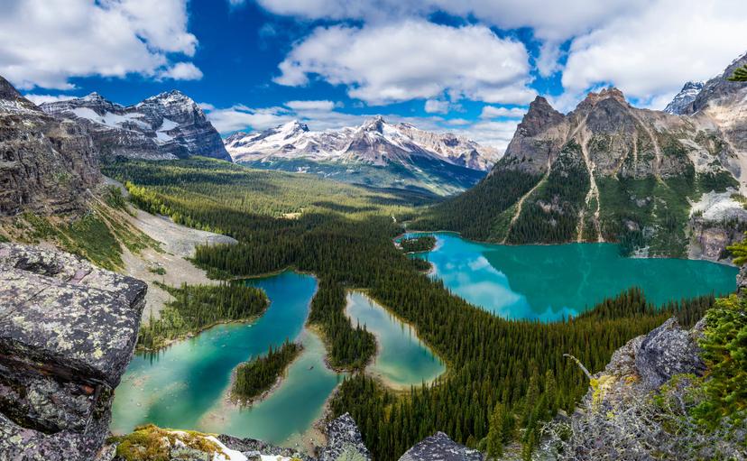 Lake O'Hara (right) is one of the top sights in Yoho National Park © Catalin Mitrache / Getty Images